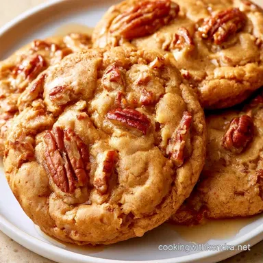 Brown Butter Pecan Cookies: Caramelized Recipe Card