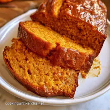 Brown Butter Pumpkin Bread in 75 Min Recipe Card