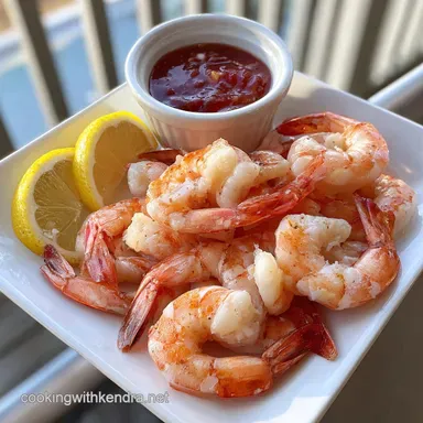 Shrimp Cocktail: Poached in 20 Minutes with Zesty Sauce Recipe Card