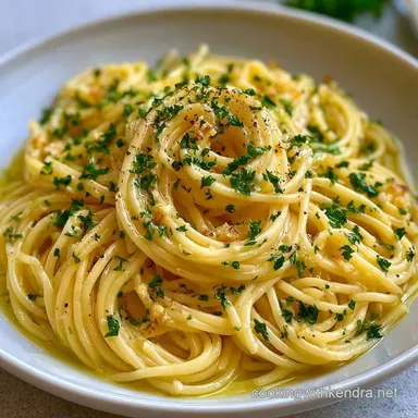 Butter Garlic Noodle Pasta in 17 Minutes Recipe Card