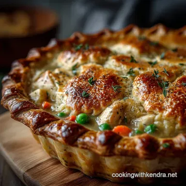 The Best Country Chicken Pot Pie Buttermilk Crust No Soggy Bottom Recipe Card