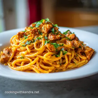 Cajun Chicken Pasta Recipe for 4 Servings Recipe Card