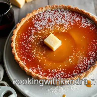 Delightful Caramel Bliss Tart: An Easy Caramel Dessert Recipe Recipe Card