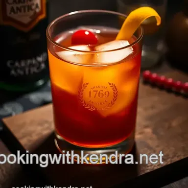 Carpano Antica Manhattan: A Classic Twist on a Timeless Cocktail Recipe Card