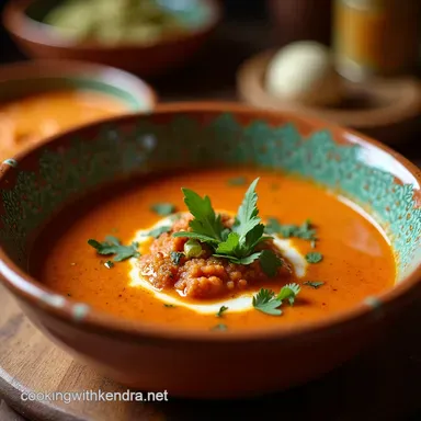 Moroccan Harira Soup A Taste of Casablanca Comfort Recipe Card