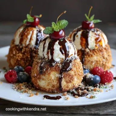 The Crackerjack Crunch Cheaters Fried Ice Cream Recipe No Fry Recipe Card