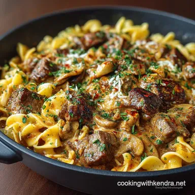 The Cheats OnePot Wonder Proper Beef Stroganoff in Under an Hour Recipe Card