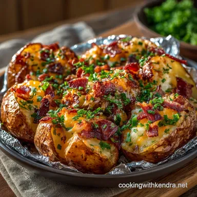 Cheddar Bacon Potato Packets The Ultimate NoFuss BBQ Side Recipe Card