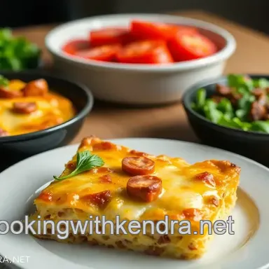 Easy Bake Cheesy Chorizo Strata Delight for a Sunday Morning Brunch