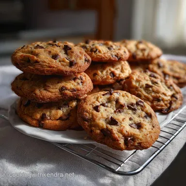 chocolate chip cookies: Chewy Centers & Crisp Edges Recipe Card