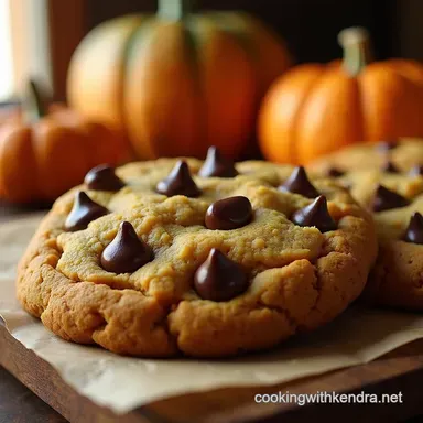 The Ultimate Chewy Pumpkin Chocolate Chip Cookies Recipe Recipe Card