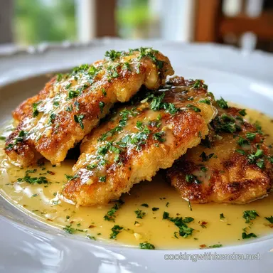 Chicken Francese Recipe Ready in 30 Min Recipe Card