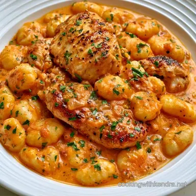 Chicken Gnocchi Bake for 4 Servings Recipe Card