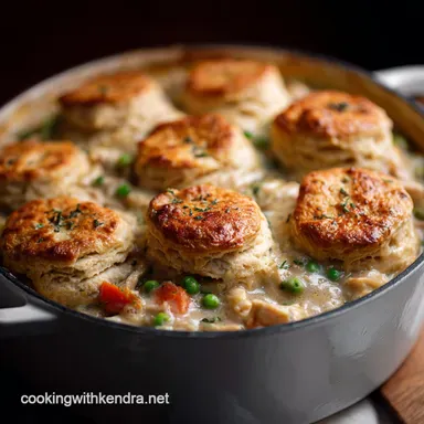 Chicken Pot Pie with Biscuits: Ultimate Comfort Food Recipe Recipe Card