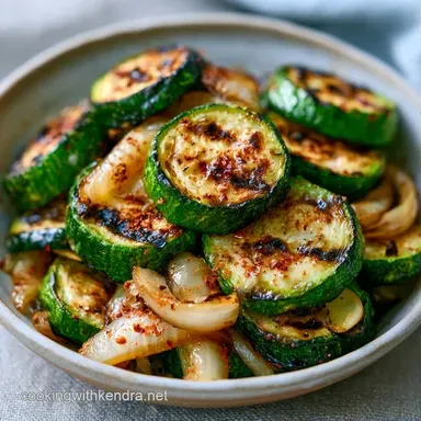 Chili Roasted Zucchini in 25 Minutes Recipe Card