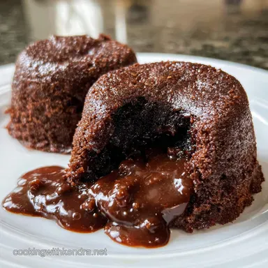 Chilis Lava Cake: Molten Midnight Volcanoes Recipe Recipe Card
