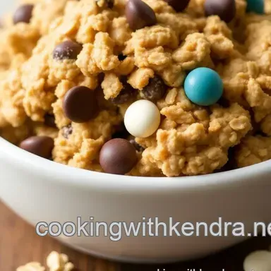 Delicious Chill Monster Cookie Dough for Sweet Treats: A No-Bake Delight Recipe Card