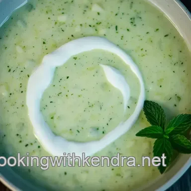 Refreshing Soup Salads: My Favorite Chilled Cucumber & Mint Recipe Recipe Card
