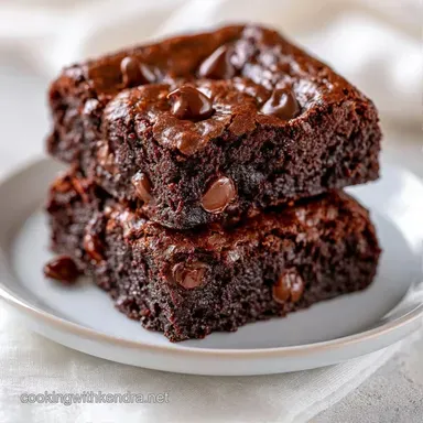 Fudgy Zucchini Brownies in 75 Minutes Recipe Card