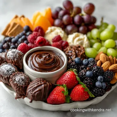 Chocolate and Fruit Charcuterie Board in 20 Minutes: Velvety Recipe Card