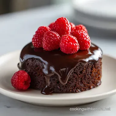 Chocolate Raspberry Truffle Cake: Fudgy Recipe Card