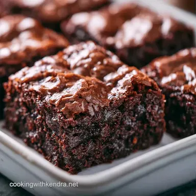Chocolate Zucchini Brownies in 40 Min Recipe Card