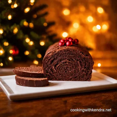 My GoTo Traditional Chocolate Yule Log Recipe Recipe Card