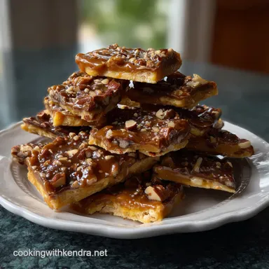 Christmas Cracker Toffee: Easy Saltine Bark Recipe Card