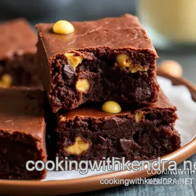 Indulge in Churned Peanut Butter Brownie Delight: A Decadent Family Favorite Recipe Card