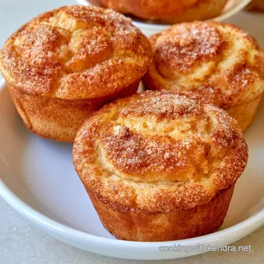 Cinnamon Apple Muffins with Applesauce Recipe Card