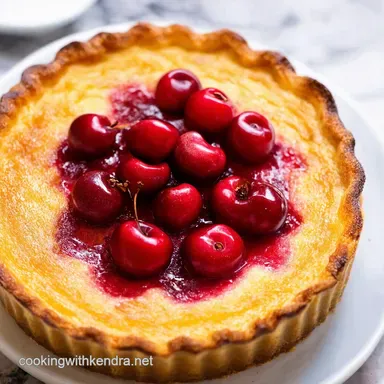 Easy Cherry Clafoutis A Simple French Dessert Youll Love Recipe Card