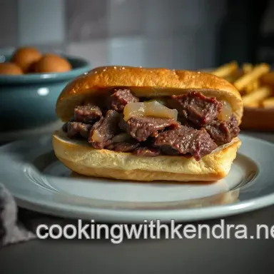 Classic Beef on Weck: A Taste of Buffalo's Best Sandwich Recipe Card