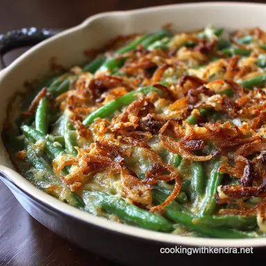 Campbells Green Bean Casserole: The Best Classic, Creamy, Easy Recipe Recipe Card