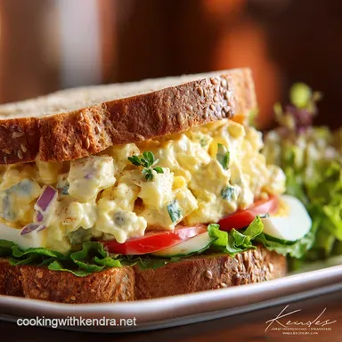 Egg Salad Recipe: The Chefs Ultra-Creamy Classic Sandwich Filling Recipe Card