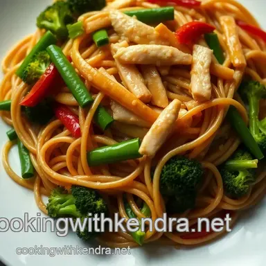 Easy & Delicious Chicken Lo Mein Noodles: A Takeout Classic at Home Recipe Card