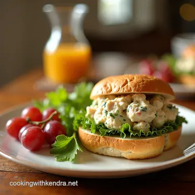 The Best Chicken Salad with Grapes Recipe Fresh Creamy Recipe Card