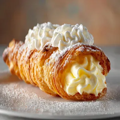 Cream Horns: Classic Flaky Pastry Silky Custard Filling