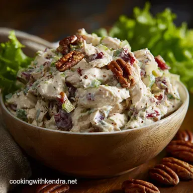 Chicken Salad The Creamiest Crunchiest Classic Recipe with Pecans Recipe Card