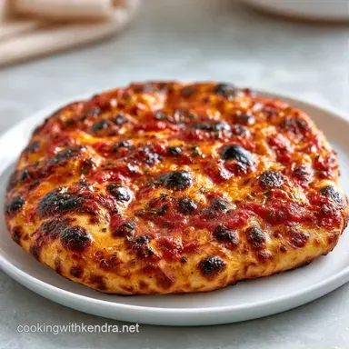 Classic Italian Flatbread Pizza for 4 Recipe Card