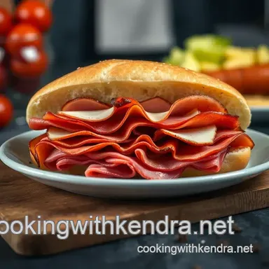 Classic Italian Grinder Sandwich: A Family Favourite Recipe Recipe Card