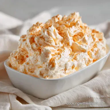 Orange Fluff Salad: A Creamy Dessert for 12 Servings