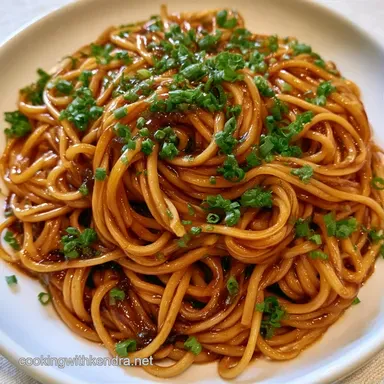 Classic Oyster Sauce Pasta for 4 Servings Recipe Card
