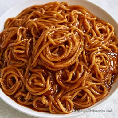 Classic Oyster Sauce Pasta for 4 Servings