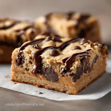 Classic Peanut Butter Lunch Lady Cookie Bars Easy 9x13 Bar Recipe Card