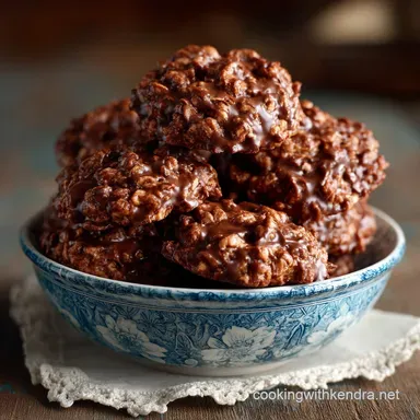 60Second Magic Foolproof Chewy Chocolate NoBake Cookies Recipe Recipe Card