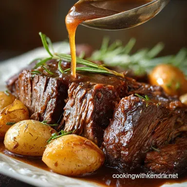 Crock Pot Roast: The Best Slow Cooker Chuck Roast Gravy Recipe Card