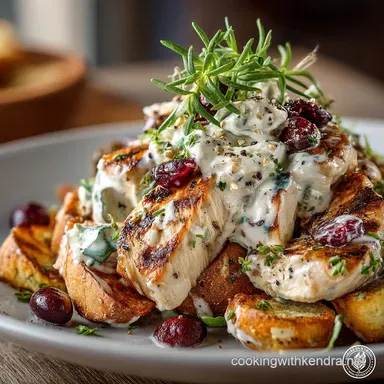 The Best Creamy Roasted Chicken Salad Recipe Uses Leftovers Recipe Card