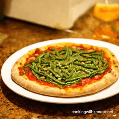 Climbing Bean Pizza Garden to Table Deliciousness Recipe Card