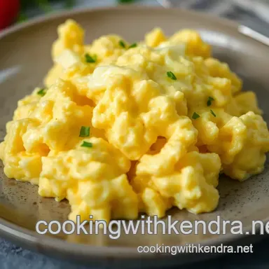 Fluffy Scrambled Eggs: My Foolproof, Creamy Cloud Recipe Recipe Card