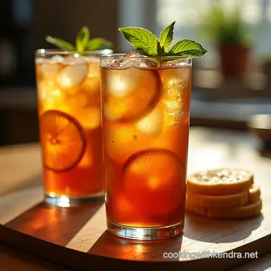 SunSoaked Sweet Tea The Perfect ColdBrew Iced Tea Recipe Recipe Card